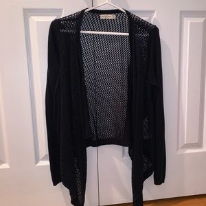 abercrombie and fitch navy cardigan